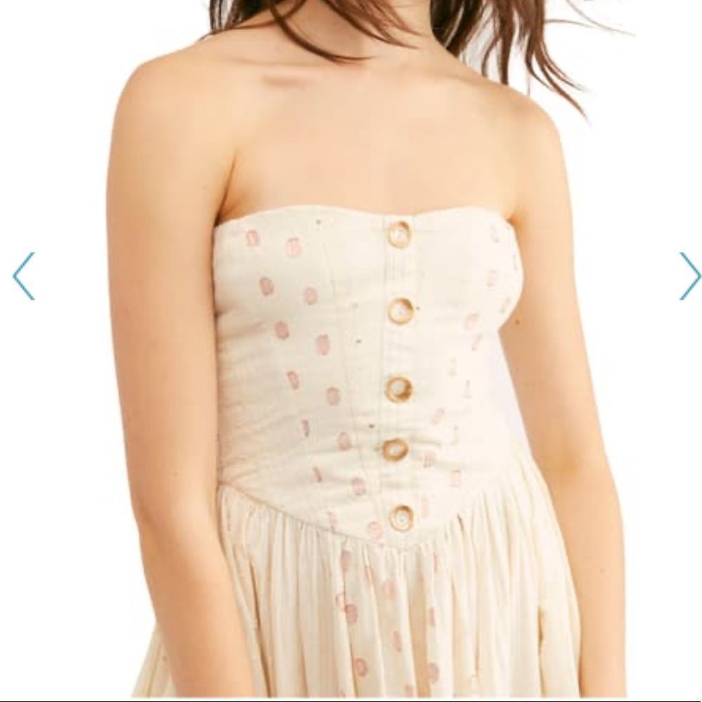 NWT Free People Amanda Midi Dress - Picture 6 of 11